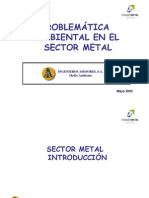 Medioambiente-Problemática medioambiental sector metal