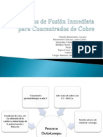 Procesos de Fusión Inmediata para Concentrados de Cobre - Terminado