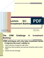 CRM in Investment Banking