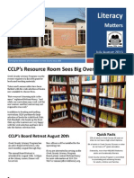 Literacy: CCLP's Resource Room Sees Big Overhaul