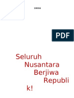 Seluruh Nusantara Berjiwa Republik - Ir. Soekarno, 17 Agustus 1948