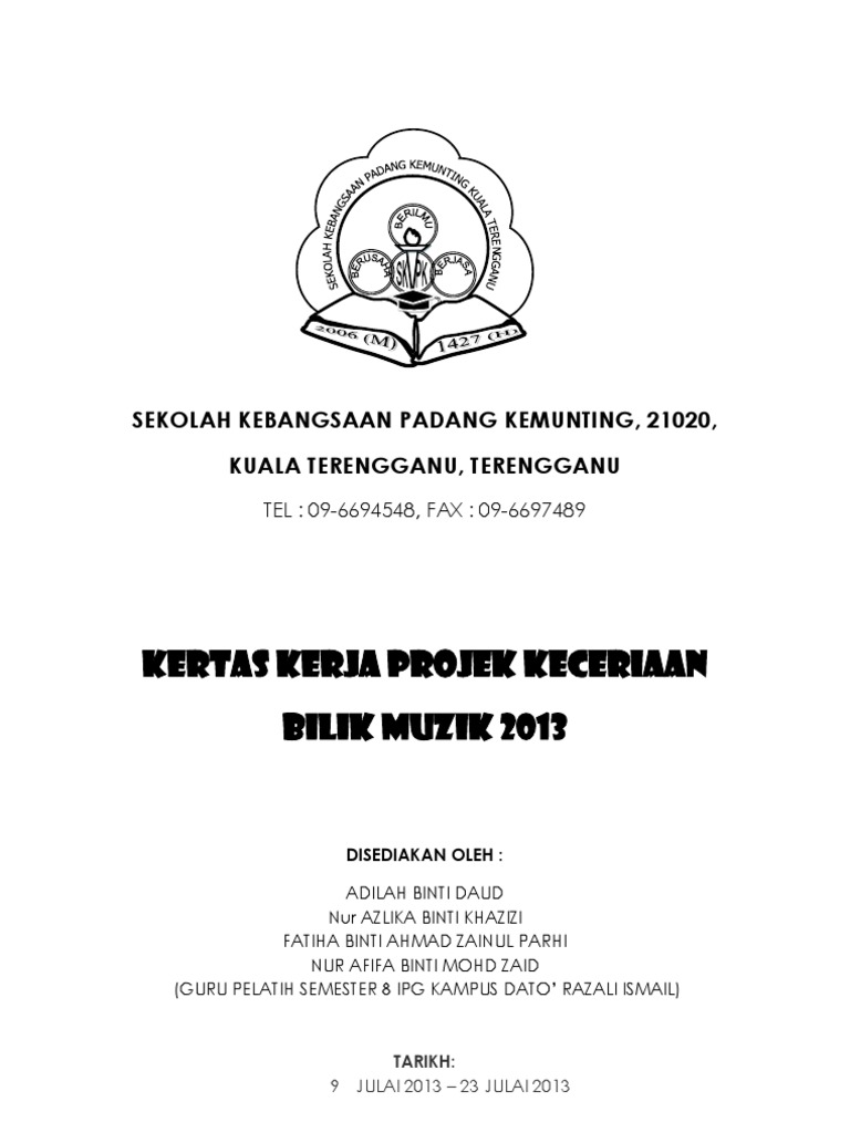 Kertas Kerja Keceriaan Bilik Muzik  PDF