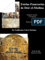 Estelas Funerarias de Deir El-Medina - Antiguo Egipto
