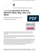 The Empowerment of Service Workers Artcile