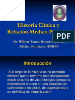 Historia Clinica y Relacion Medico Paciente