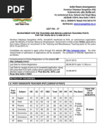 Download KVS PGT TGT Primary Teacher PRTMusic and Librarians Posts Recruitment Notification 2012-13  2013-14   by Teachersbadi Prakash Vemula SN155429474 doc pdf
