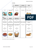 17 To 21 January 2011 (MEAL PLAN FOR EYD) Morning Break Monday Tuesday Wednesday Thursday Friday Public Holiday