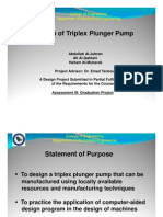 Triplex Pump Design PDF