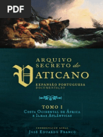 Livro - Arquivo Secreto Do Vaticano - Tomo I