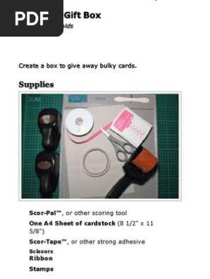 Envelope Gift Box