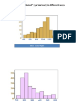 Data Can Be "Distributed" (Spread Out) in Different Ways: More On The Right