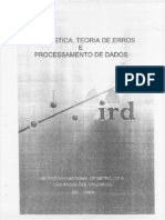 Estatistica, Teoria de Erros e Processamento de Dados(Parte I)