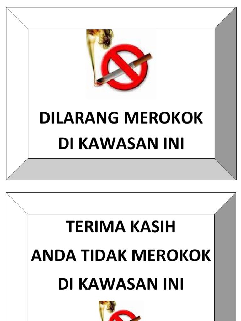 28 Koleksi Poster Dilarang Merokok Terlengkap Homposter