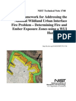 nist fire  ember exposure using wui hazard scale