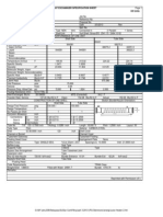 Heat Exchanger Spec Sheet