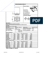 Datasheet Instantaneous Relay: Product D Relays Dimensions
