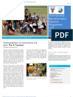 Taylor's IBDP Newsletter (April '13 Issue)