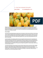 Papaya - Fruit With Growing Popularity