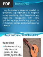 Rondalya Instrument