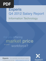 Experis IT Salary Report Q4 2012