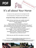 Download ITS ALL ABOUT YOUR HORSE  - 22nd September by Bhs Cambridgeshire SN155469863 doc pdf