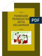 Panduan Akta Kelahiran