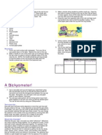 A Stickyometer!: Materials