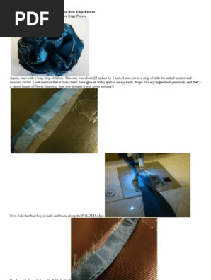 Fabric Flower Tutorial