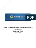 70-640_Windows Server 2008 Active Directory - Configuration