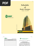 NBP Schedule of Bank Charges