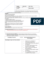 Sequencing Lesson Plan