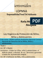 Diapositivas de Responsabilidad Penal Del Adolescente en Venezuela