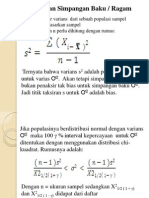 Pendugaan Ragam