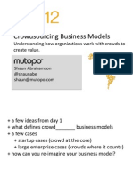 Crowdsourcing Business Models: Understanding How Organizations Work With Crowds To Create Value