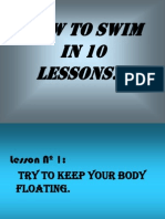 Learn How To Swim in 10 Easy Lessons