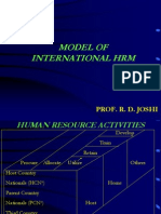 Model of International HRM: Prof. R. D. Joshi