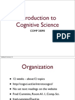 Intro Cognitive Science COMP 20090 Lectures