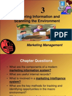 Gathering Information and Scanning The Environment: Marketing Management