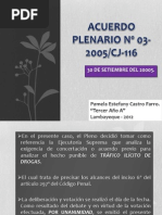 ACUERDO PLENARIO Nº 03-2005- PAMELA ESTEFANY CASTRO FARRO