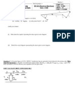 Air University Electrical Engg Deptt EE 342 (Electrical Machines) Quiz - 5 (B)