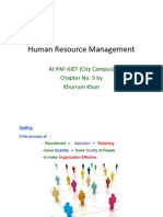 Human Resource Management: at PAF-KIET (City Campus) Chapter No. 5 by Khurram Khan