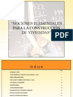 Nociones Elementales para La Construcción de Viviendas