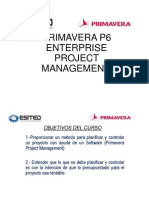 Primavera p6 Enterprise Project Managemet Pagina
