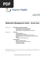 Download Interior Health Medication Management Audit by Joe Fries SN155550637 doc pdf