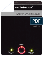 Amplifier Application Guide: AMP 100 AMP 102 AMP 110 AMP 210 AMP 310