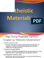 Atheistic Materialism