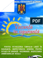 Vacanta În Siguranță