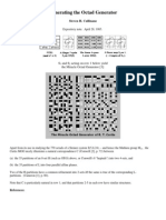 Generating The Octad Generator