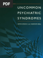 Uncommon Psychiatric Syndromes
Fourth edition