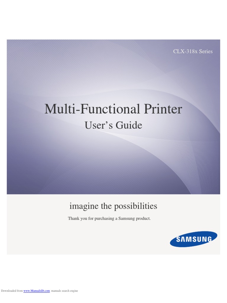Multi-Functional Printer: User's Guide | PDF | Business | Computers